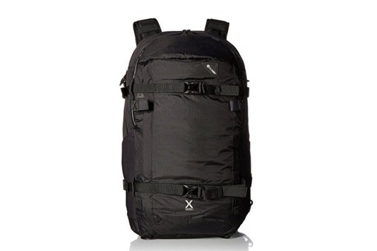 Black Pacsafe Venturesafe X40 backpack.